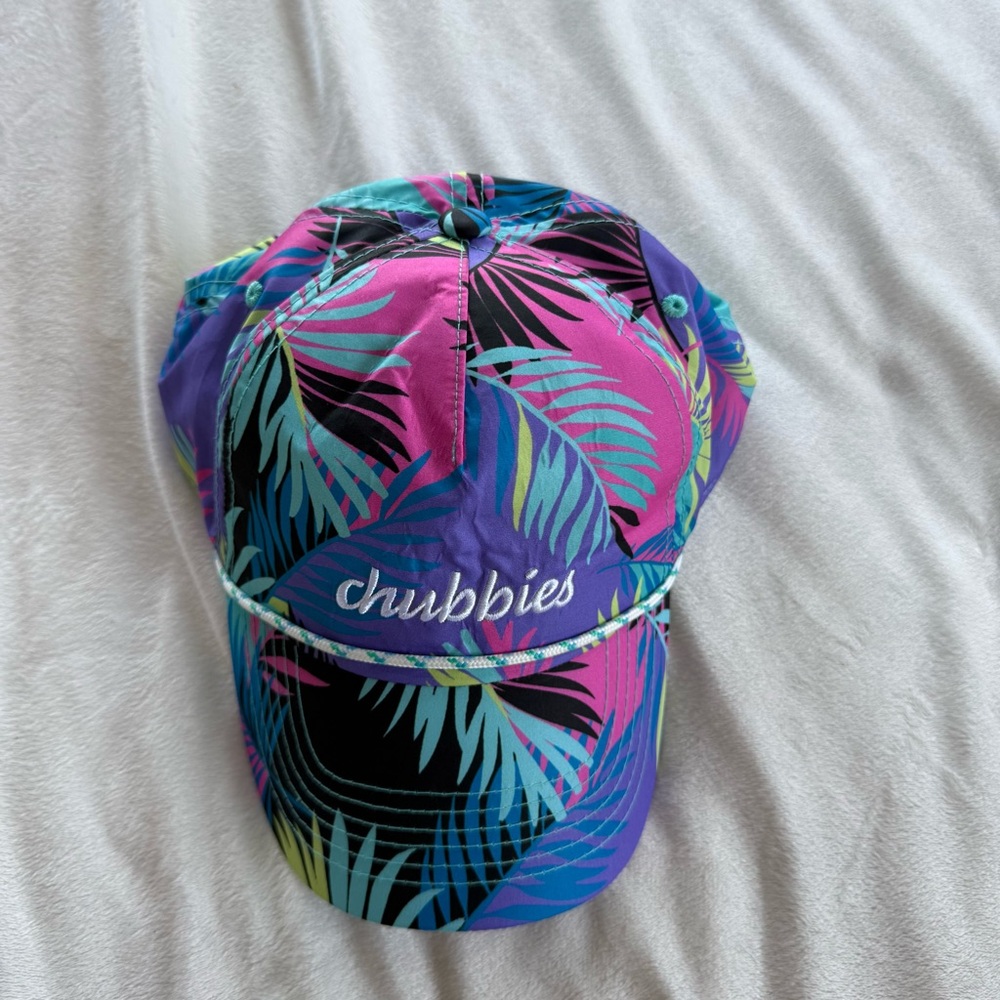 Chubbies Multicolor Tropical Leaf Hat Adjustable … - image 2
